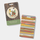 Cryptid Researcher Party Badge Ausweis (Front & Back)