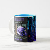 Cryptid Rougarou Louisiana Zweifarbige Tasse (Vorderseite Links)