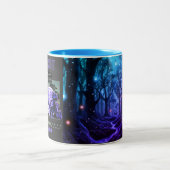 Cryptid Rougarou Louisiana Zweifarbige Tasse (Mittel)