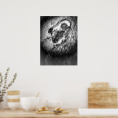 Cryptid: Snow Wasset Sketch  Poster (Küche)