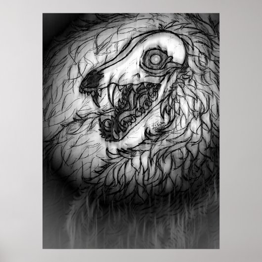 Cryptid: Snow Wasset Sketch  Poster (Vorne)