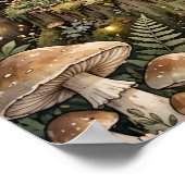 Cryptid Tea Society Cottagecore Poster (Ecke)