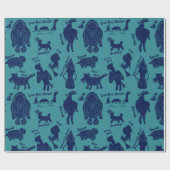 Cryptids Cryptozoology Identification Guide Wrappi Geschenkpapier (Flach)