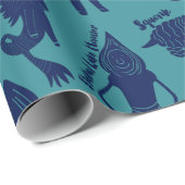 Cryptids Cryptozoology Identification Guide Wrappi Geschenkpapier (Rolleneckpunkt)