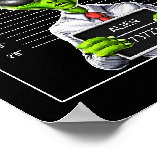 Cryptids Mugshot Poster (Ecke)