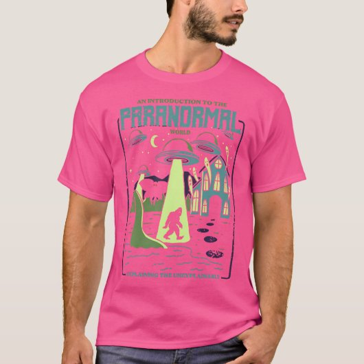 Cryptids Shirt Ufo Alien Bigfoot Mothman Loch Ness (Vorderseite)