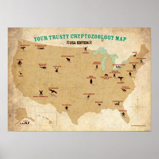 Cryptids The United Staaten Poster