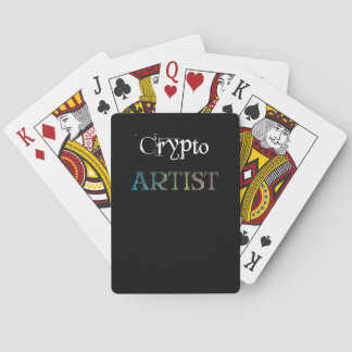Crypto Artist Dark Spielkarten
