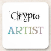 Crypto Artist Light Getränkeuntersetzer