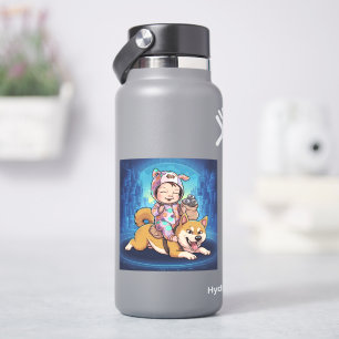 Crypto Baby and Dog Aufkleber