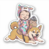 Crypto Baby Aufkleber (Vorderseite)