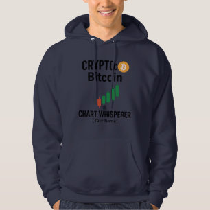 Crypto Bitcoin Chart Whisperer Trader Kapuzenpullo Hoodie