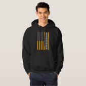 Crypto Bitcoin Cryptowährung Blockchain - Flagge Hoodie (Vorne ganz)