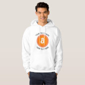 Crypto btc-Münzrechner Hoodie (Vorne ganz)