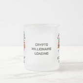 CRYPTO BULL-Ausführung Bitcoin sind Sie bereit Mattglastasse (Mittel)