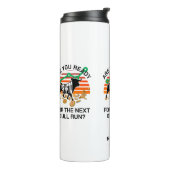 CRYPTO BULL-Ausführung Bitcoin sind Sie bereit Thermosbecher (Nach links gedreht)