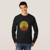 Crypto Bull Bitcoin Behalte, wie die Sonne zu wach T-Shirt (Vorne ganz)