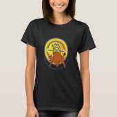 Crypto Bull Bitcoin Behalte, wie die Sonne zu wach T-Shirt (Vorderseite)