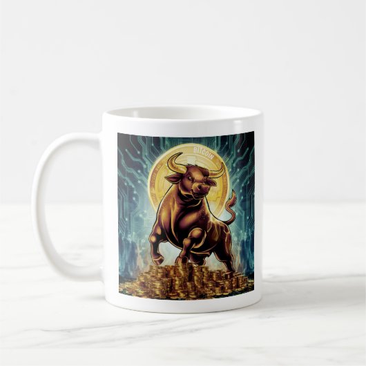 Crypto Bull Kaffeetasse (Links)