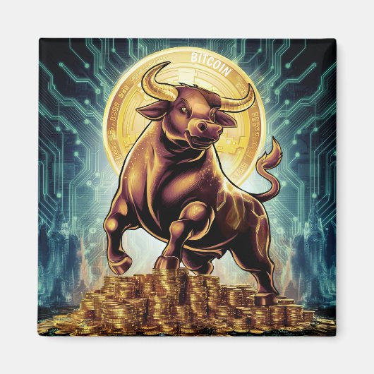 Crypto Bull Magnet (Vorne)
