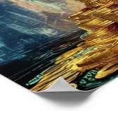 Crypto Bull Poster (Ecke)