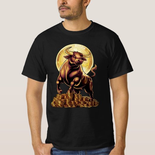 Crypto Bull T-Shirt (Vorderseite)