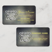 Crypto Business Card Visitenkarte (Vorne/Hinten)