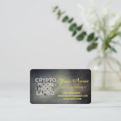 Crypto Business Card Visitenkarte (Stehend Vorderseite)