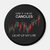 Crypto Candlesticks Personalisiert Magnet (Vorne)