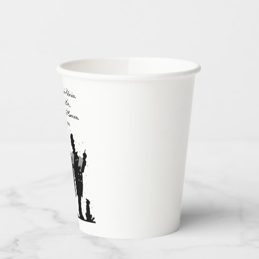 Crypto Christmas Carol Pappbecher (Links)