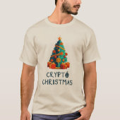 Crypto Christmas Tree - Bitcoin T-Shirt (Vorderseite)