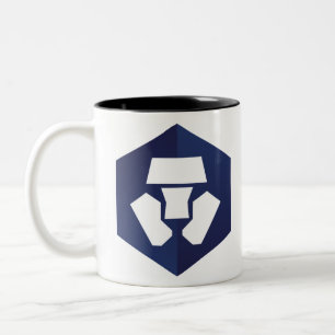 Crypto.com codieren CRO-Logo Crypto Blockchain Zweifarbige Tasse