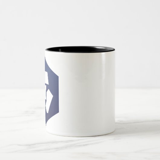 Crypto.com codieren CRO-Logo Crypto Blockchain Zweifarbige Tasse (Mittel)