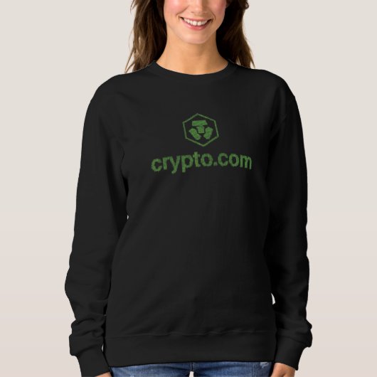 Crypto Com Coin Cro Kryptowährung Hodl Krypto Sweatshirt (Vorderseite)