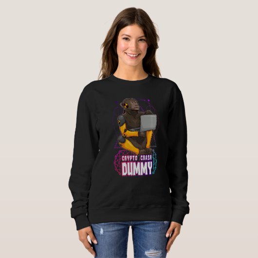 Crypto Crash Dummy Sweatshirt (Vorne ganz)