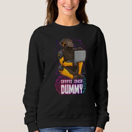 Crypto Crash Dummy Sweatshirt (Vorderseite)