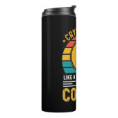 Crypto Dad Retro Sunset Thermosbecher (Nach links gedreht)