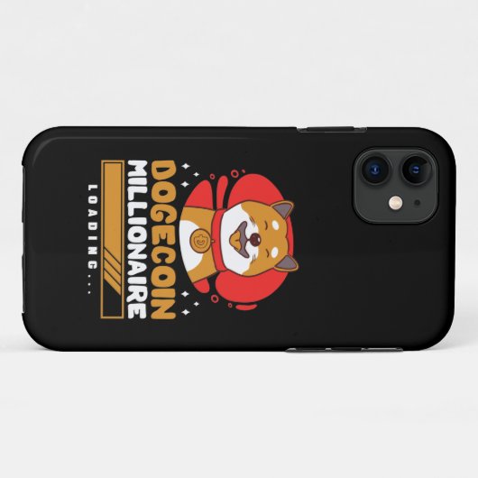 Crypto DogeCoin Millionaire Loading Case-Mate iPhone Hülle (Rückseite (Horizontal))