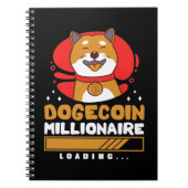 Crypto DogeCoin Millionaire Loading Notizblock (Vorderseite)