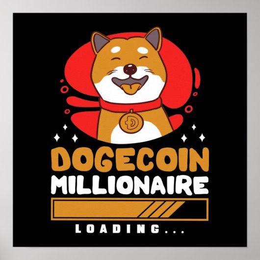 Crypto DogeCoin Millionaire Loading Poster (Vorne)