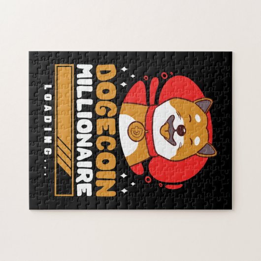Crypto DogeCoin Millionaire Loading Puzzle (Horizontal)