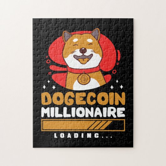 Crypto DogeCoin Millionaire Loading Puzzle (Vertikal)