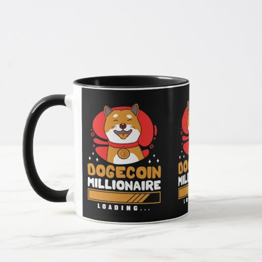 Crypto DogeCoin Millionaire Loading Tasse (Links)
