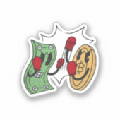 Crypto Fight Club Aufkleber (Vorderseite)
