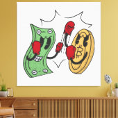 Crypto Fight Club Leinwanddruck (Insitu (Wohnzimmer))
