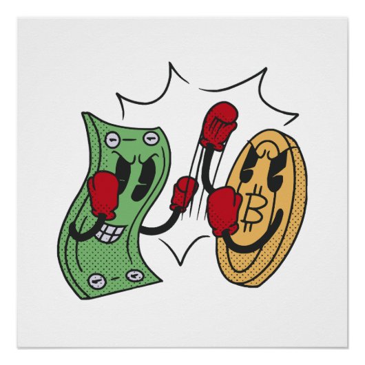 Crypto Fight Club Poster (Vorderseite)