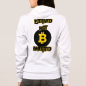 Crypto Flex Edition verdient nicht geerbt™ Bitcoin Hoodie (Rückseite)