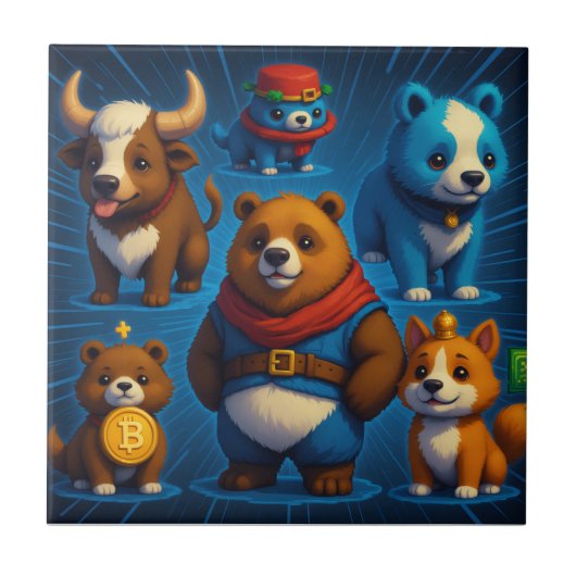 Crypto Frens Fliese (Vorderseite)