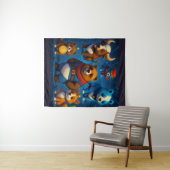 Crypto Friends Wandteppich (Beispiel (Horizontal))