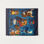 Crypto Friends Wandteppich (Vorderseite (Horizontal))